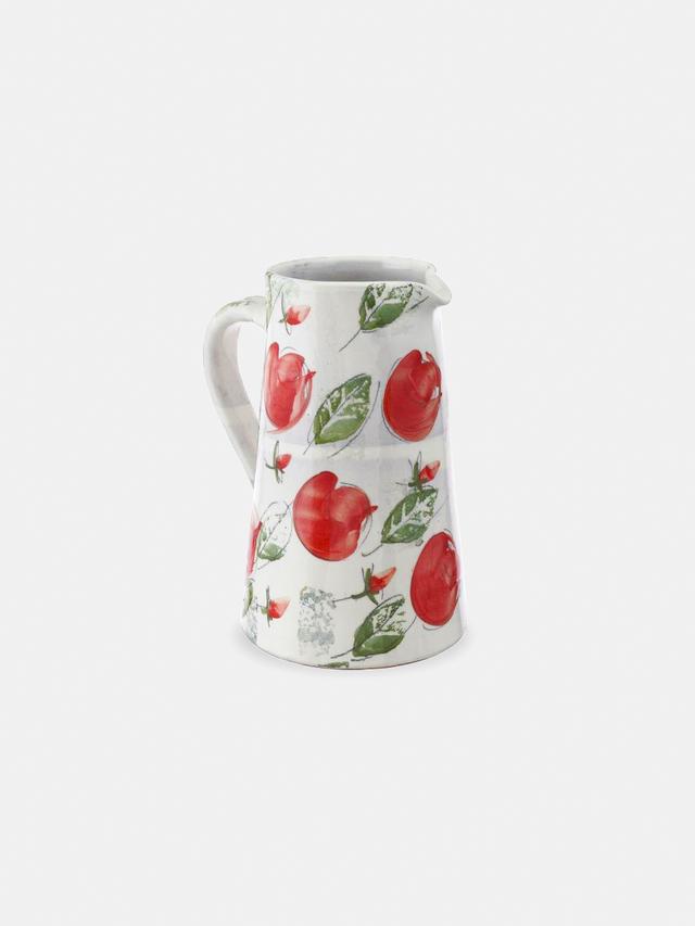 Jug with flower decoration