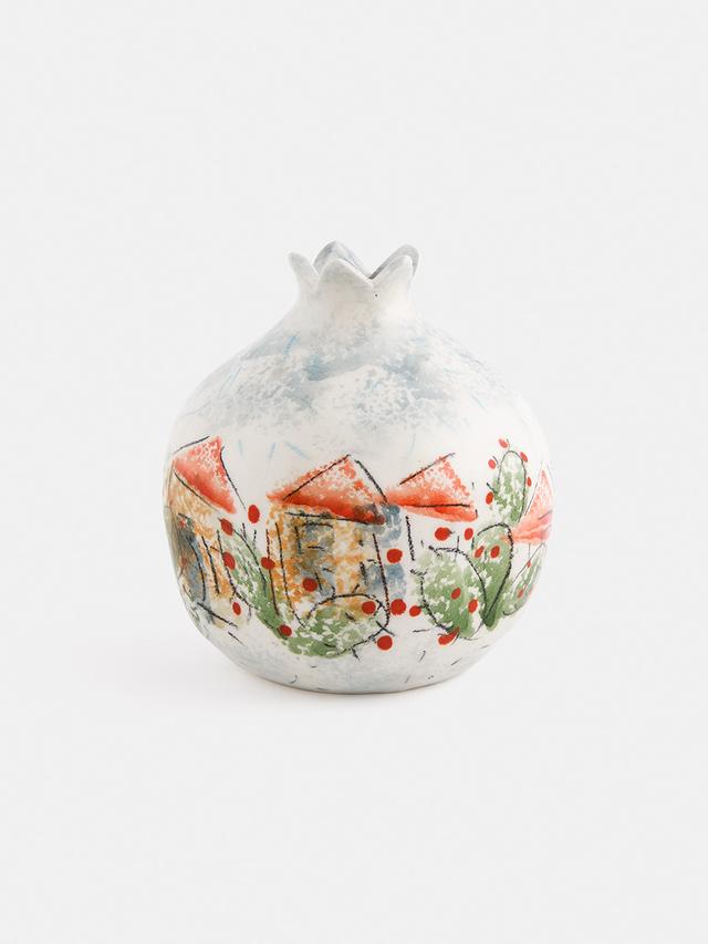 Ceramic pomegranate