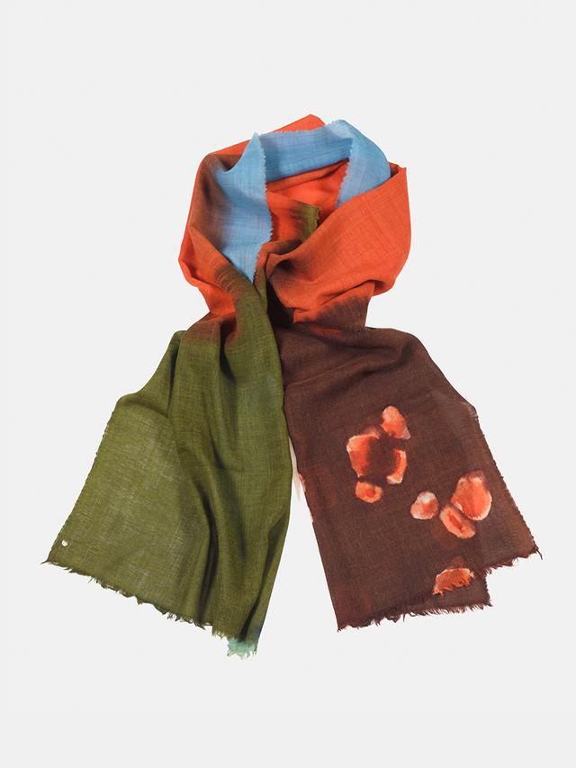 Wool Scarf - Shibori