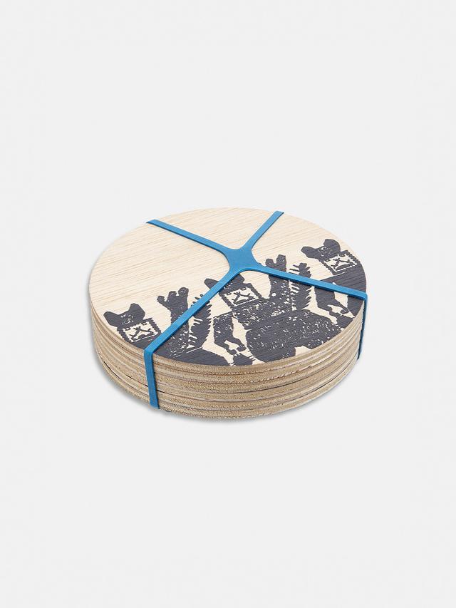 Wooden coasters