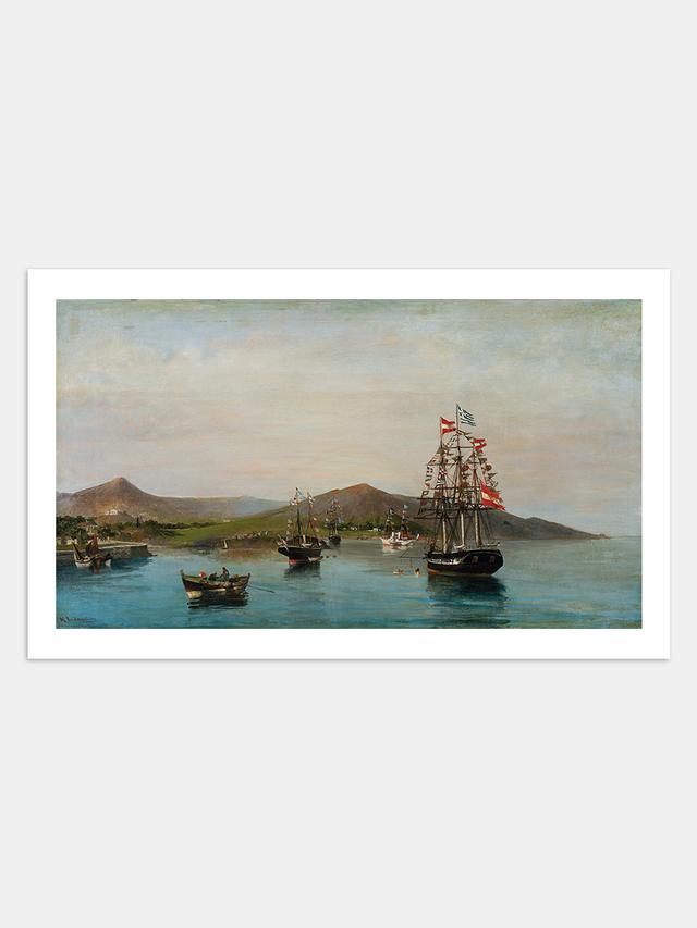 Konstantinos Volanakis, Flag-decked ships