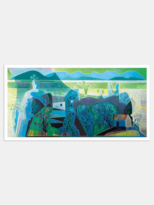 John Craxton - Landscape, Hydra