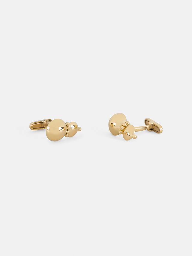 Button-shaped cufflinks