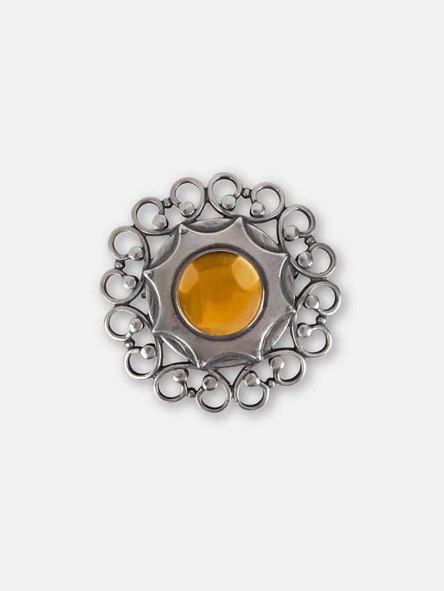 Καρφίτσα με citrine